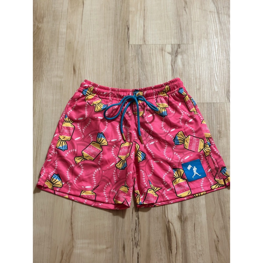 Baseballism Bubbles and Doubles Diamond Air Mesh Shorts Youth Small new